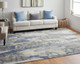 39K6F Blue/Gray Rug | BeBoldFurniture