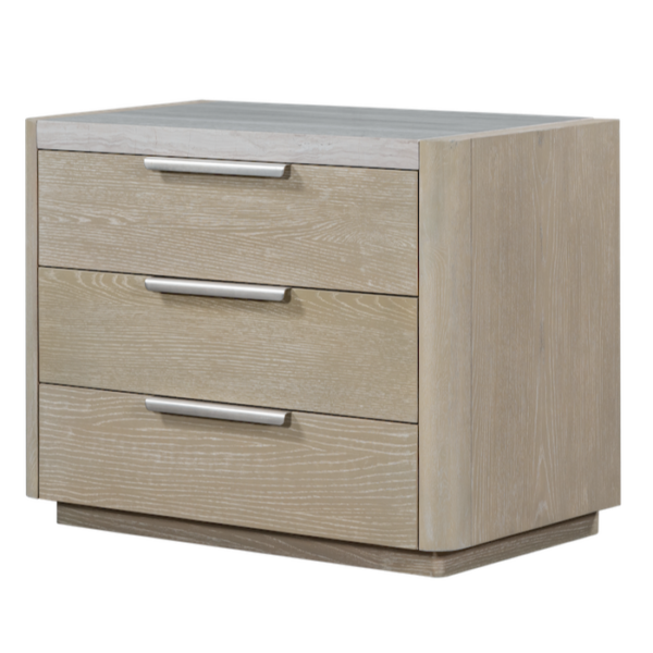 Warner Three Drawer Nightstand with elegant design and practical storage | BeBoldFurniture