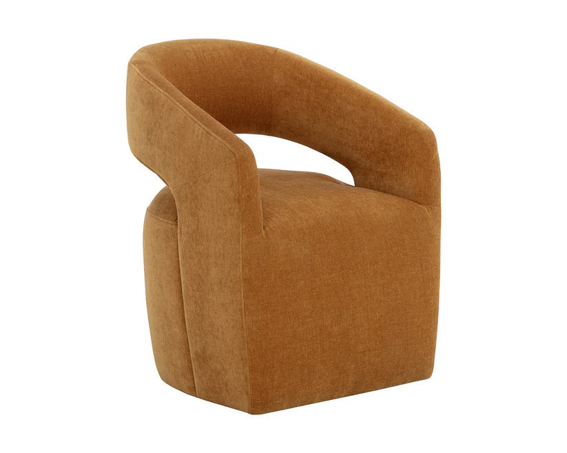Buy Lloret Wheeled Dining Armchair in Houston | Dining Room | BeBoldFurniture