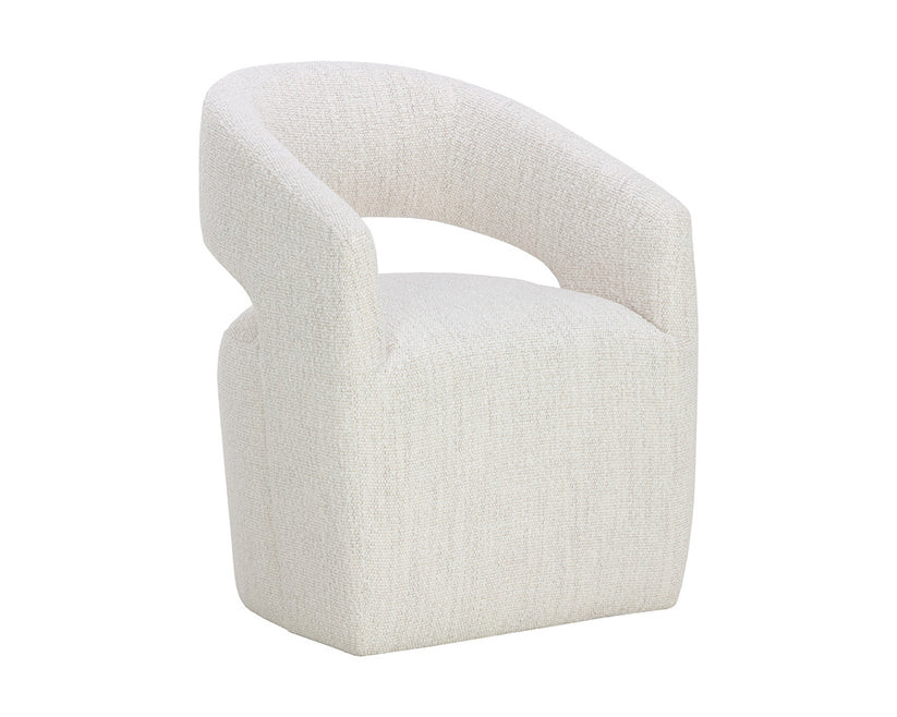 Buy Lloret Wheeled Dining Armchair in Houston | Dining Room | BeBoldFurniture