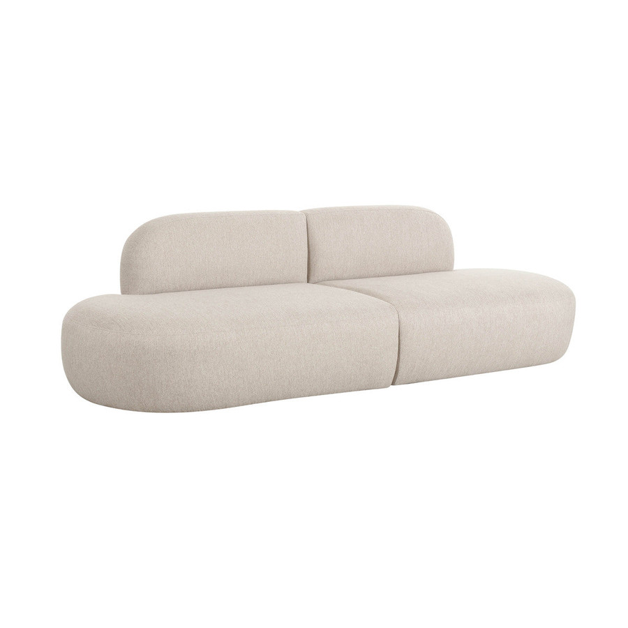 Broohah Beige Linen Sofa | BeBoldFurniture