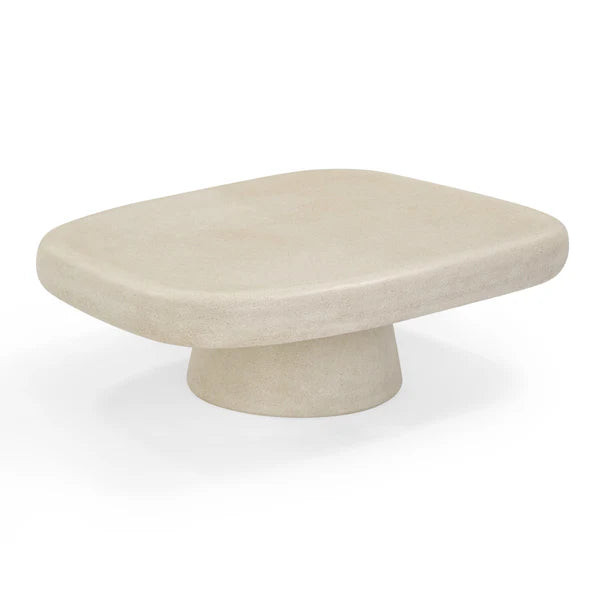 Darial Sandstone Indoor/Outdoor Coffee Table | BeBoldFurniture