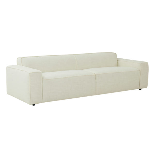 Olafur Cream Linen Sofa - Be Bold Furniture