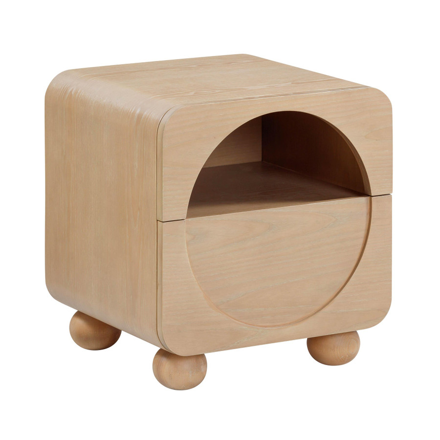 Moonrise Natural Ash Nightstand | BeBoldFurniture