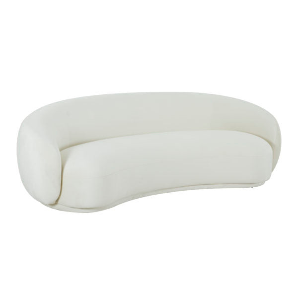 Kendall Cream Velvet Sofa - Be Bold Furniture