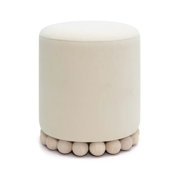 Dex Upcycled Performance Fabric Ottoman