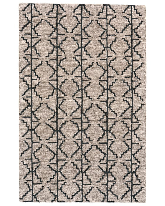 8732F Charcoal/Gray Rug | BeBoldFurniture