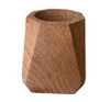 Mate Geométrico Algarrobo Carob Mate Geometric Design Solid Wood with Slight Sweet Aroma