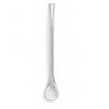 Stainless Steel Mate Straw with Shovel-Shaped Filter & Decorative Engraved Ring