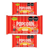 Marlom's Popcorn Pochoclos Dulces Sweet Popcorn for Microwave Ready In Two Minutes - Gluten Free & Vegan Snack, 87 g / 3.07 oz ea (pack of 3)