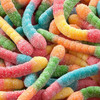 Fini Citrus Gummy Worms Candy, Worm-Shaped Gummies Gomitas con Forma de Gusanitos, 250 g / 8.81oz