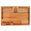 AFA Plate Board Laser Engraved with 3-Star World Champions Crest - Eucalyptus by Regalando Pasión, 20 cm x 30 cm / 7.87" x 11.81"