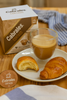 Cabrales Cortado Coffee Pods with Skim Milk Powder Cápsulas de Café Cortado con Leche descremada, 6.3 g / 0.22 oz (box of 10)