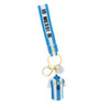Messi Argentina Jersey Keychain with 3 Star Crest