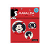 Mafalda Pins Set with Iconic Characters (3 count)