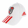River Plate Official White Cap with Embroidered Crest, One Size Adjustable