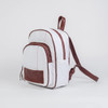 Fracking Design Loma Campana Backpack - White/Brown Design for Trendy Adventures Color Suela y Blanco | 25 cm x 30 cm x 5 cm