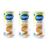 Maná Livianas Sabor Limón Thin Sweet Cookies Lemon Flavor, 136 g / 4.79 oz (pack of 3)