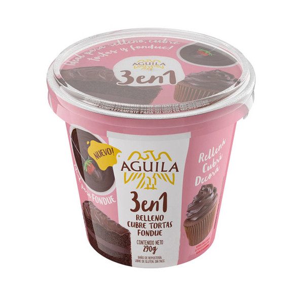 Águila 3-in-1 Cake Filling, Covering, Fondue & Pastry Glaze, 290 g / 10.2 oz
