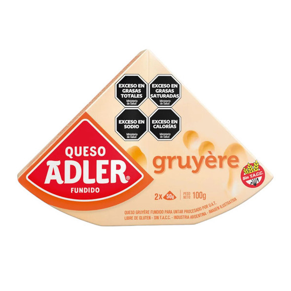 Adler Queso Gruyere Cheese, 100 g / 3.5 oz