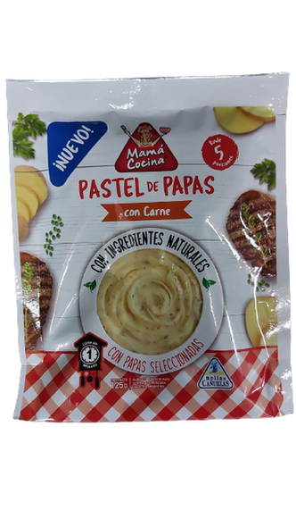 Mamá Cocina Pastel de Papas Powder Ready To Make Meat & Potatoes Pie - No Preservatives Added, 125 g / 4.4 oz  for 5 servings