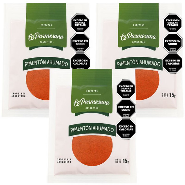 La Parmesana Smoked Paprika, 15 g / 0.53 oz (pack of 3)