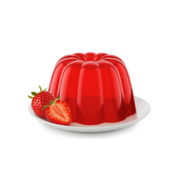 BC Gelatina Frutilla Strawberry Gelatin Dessert Powder Ready To Make Jelly, 18 g / 0.6 oz pouch (box of 8 pouches)