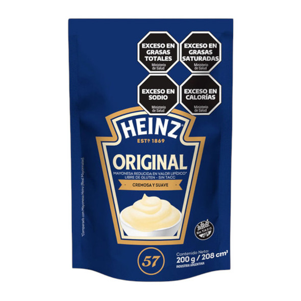 Heinz Original Mayonnaise Doypack, Creamy & Smooth, 200 g / 7 oz
