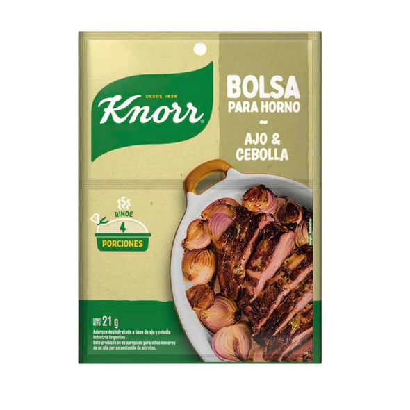 Knorr Oven Bag Garlic & Onion Cooking Mix, 21 g / 0.74 oz