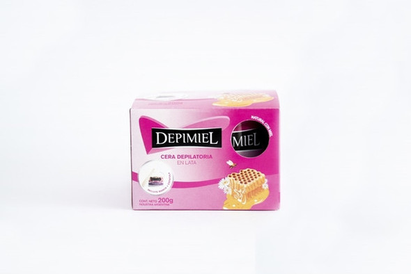 Depimiel Cera Depilatoria En Lata, Hair Removal Canned Wax with Honey, 200 g / 8.8 oz
