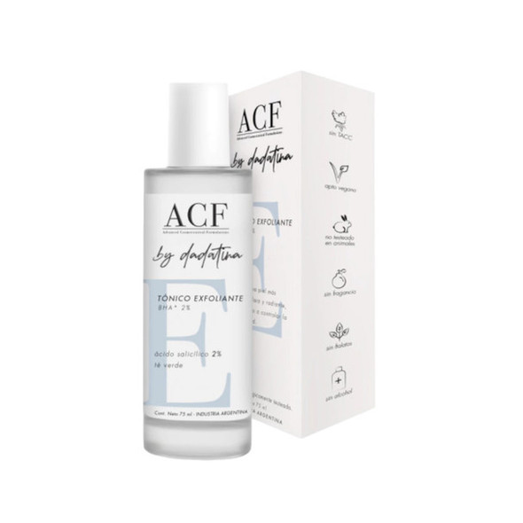 ACF Exfoliating Toner with 2% Salicylic Acid & Green Tea by Dadatina, 75 ml / 2.5 fl oz