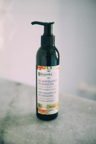 Botanika Anti-Cellulite Lipo-Reducing Gel with Diffuser, 100% Natural Vegan Formula, 200 ml / 6.76 fl oz