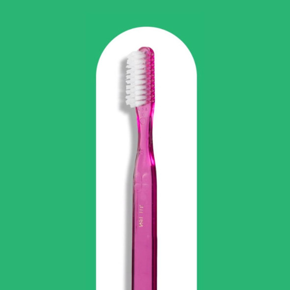 Gum 211 Soft Toothbrush for Kids DomeTrim Design Cepillo Dental Clásico - Assorted Colors (2 count)