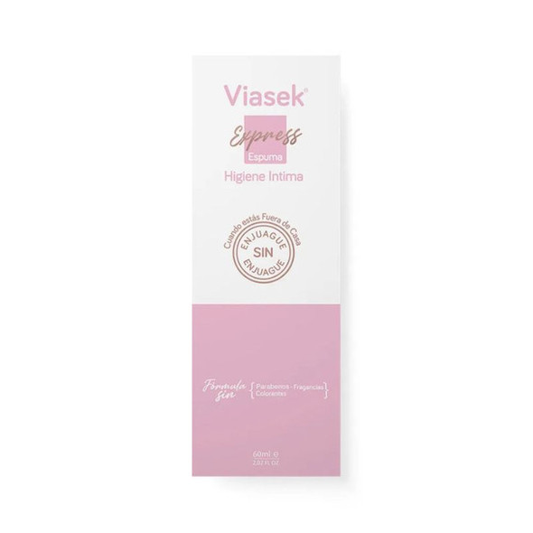 Viasek Express Intimate Hygiene Foam, 60 ml / 2.03 fl oz