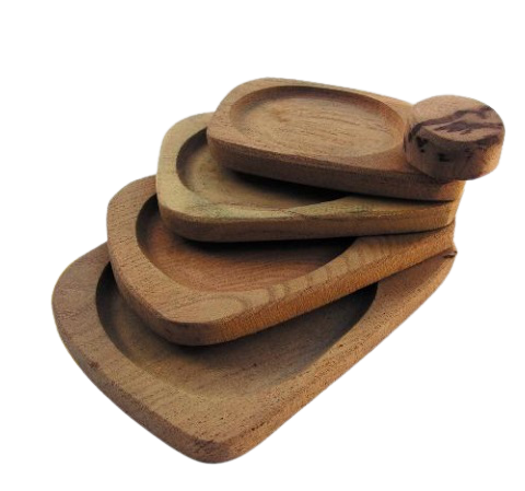 Copetinero Abanico de Madera Tabla Copetinera Para Picada Wooden Chopping Board for Snacks