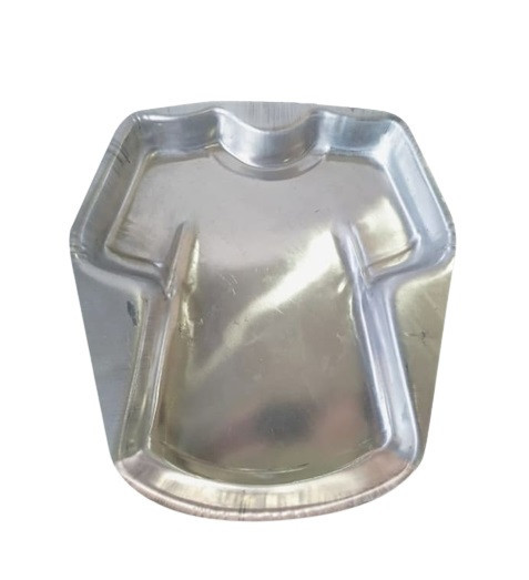 Molde Aluminio Camiseta Aluminum Cake Pan Shirt-Shaped Aluminium Baking Pan, 30 cm x 30 cm / 11.8" x 11.8"