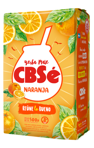 CBSé Yerba Mate Naranja Orange, 500 g / 1.1 lb