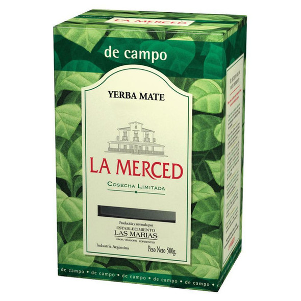 La Merced Yerba Mate Campo Classic Wholesale Bulk Box, 500 g / 1.1 lb (box of 6)