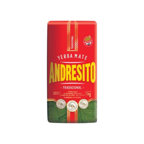 Andresito Yerba Mate Elaborada con Palo by Cooperativa Yerbatera Andresito, 1 kg / 35.27 oz