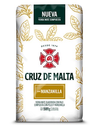 Cruz de Malta Manzanilla Yerba Mate with Chamomile, 500 g / 1.1 lb