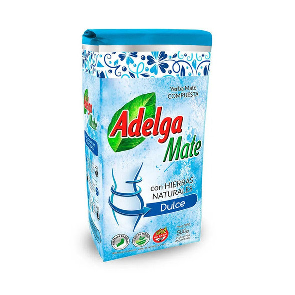 Adelgamate Dulce Sweet Yerba Mate Blend with Natural Herbs, 500 g / 1.1 lb
