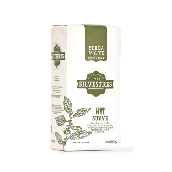 Hierbas Silvestres Suave Yerba Mate with Chamomile, 500 g / 1.1 lb