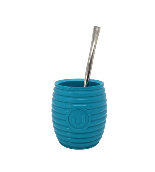 Mate Urbano Sónico Unbreakable Mate Gourd, Easy to Clean with Self-Extracting Yerba & Stainless Steel Straw Pull to Extract (Various Colors Available)