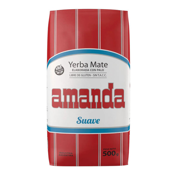 Amanda Yerba Mate Suave Gluten-Free, 500 g / 17.6 oz