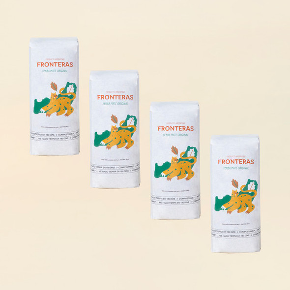 Fronteras Original 4-Piece Combo Yerba Mate Original Flavor, 500 g / 1.1 lb ea (pack of 4)