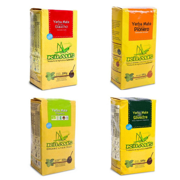 Kraus Variations, Traditional + Gaucho + Pionero + Silvestre, 2 kg / 4.4 lb combo pack