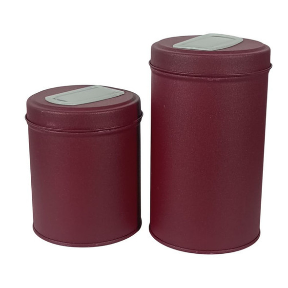 Yerba & Sugar Tin Set – Various Colors Available, Stylish Storage Set