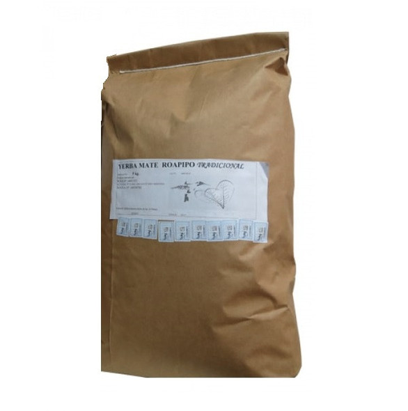 Roapipó Organic Yerba Mate Tradicional, 5 kg / 11.02 lb large bag