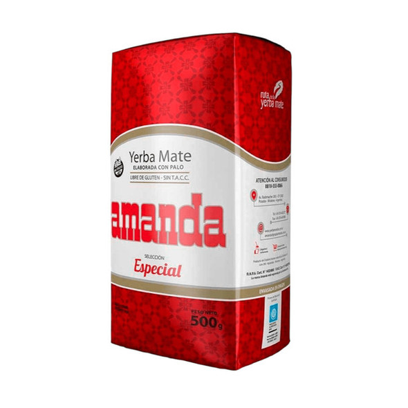 Amanda Yerba Mate Gluten-Free Special Selection, 500 g / 17.64 oz (pack of 10 count)