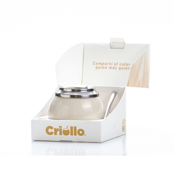 Criollo Ceramic Mate Set with Included Straw - Mate Criollo de Cerámica